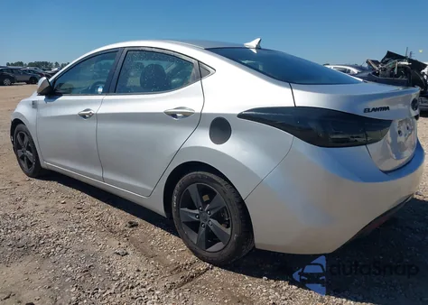 2013 Hyundai Elantra Gls from USA, damaged, VIN KMHDH4AE1DU997256